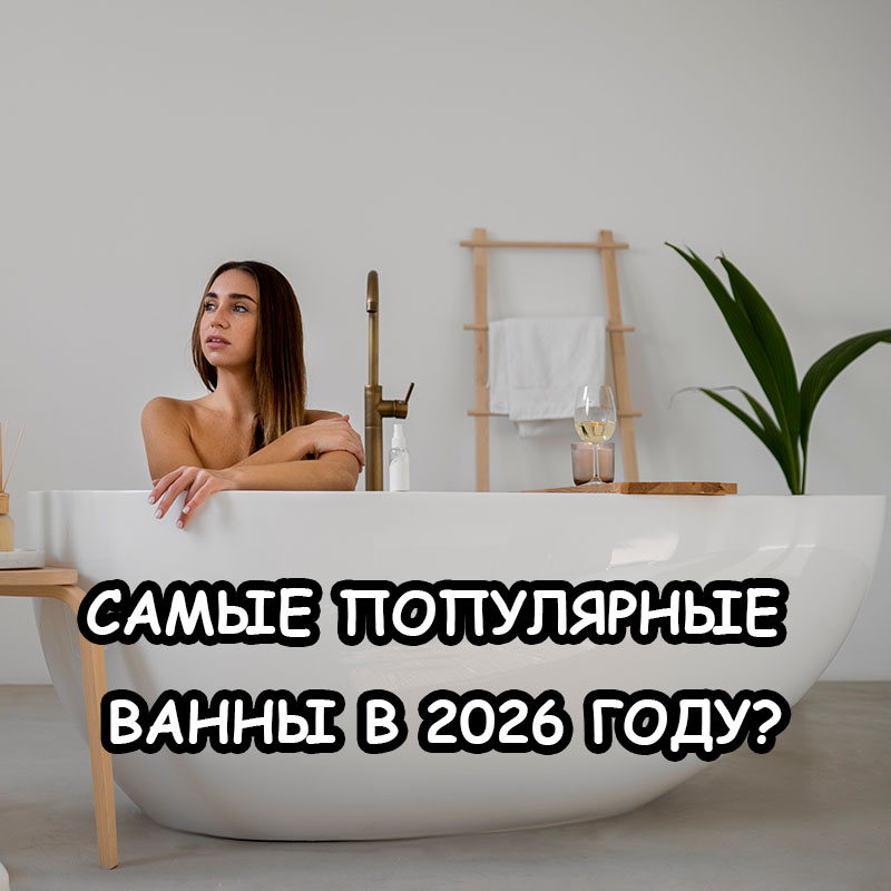 Выбираем ванну для дома: Что будет популярно в 2026 году?