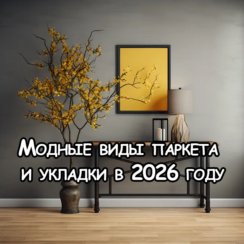 Модные виды паркета и его укладки в 2026 году