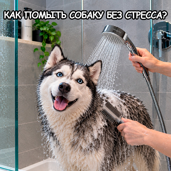 Как помыть собаку дома без стресса: душ Hansgrohe DogShower?